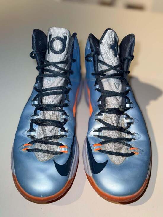 Nike KD 5 \'Ice Blue\' Total Orange Basketball Shoes 554988-400 main image 5